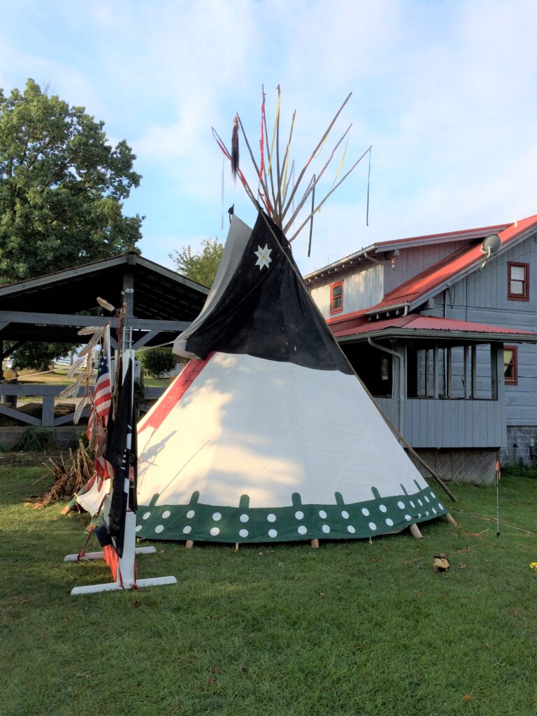 East Tennessee Overhill Intertribal Descendants tee pee